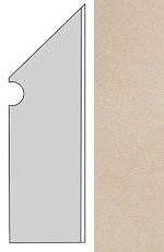 Atlas Concorde Kone Beige Battiscopa Sag.DX. 7,2x30