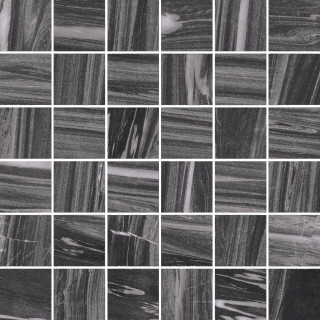 Cerdomus Luxe Mosaico 4,7x4,7 Black Lev. 30x30
