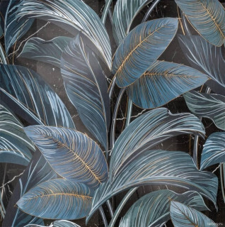 Cir Showall Black Leaf (set 2 pz) 120x120
