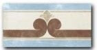 Cir Via Emilia Fascia Crema-Azzurro 10х20