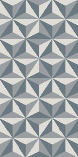Cotto Petrus Anni 70 Decoro Triangoli Rett. 60x120