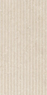 Dado Ceramica Shellstone Beige Rigat-One 3D 60x120