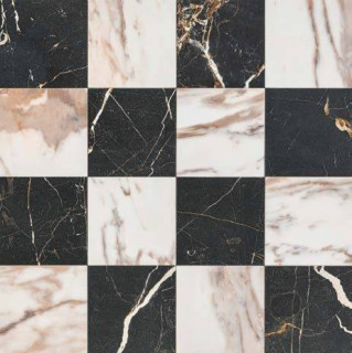 Edimax Reve Mosaico Chess Rose - Noir 30x30H0.9