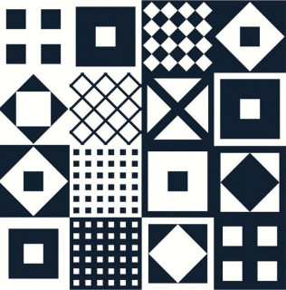 Edimax Twenty Blues Mix Rett 20x20