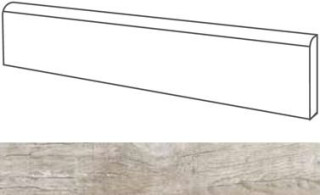 Elios Ceramica Grand Sequoia Battiscopa Grey 6,2x84