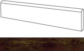 Elios Ceramica Grand Sequoia Battiscopa Wenge 6,2x84