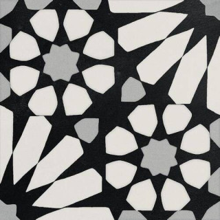 Elios Ceramica Deco Anthology Etnic B B&W 20x20H1