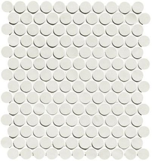 FAP Ceramiche Chelsea Brick White Round 32.5x29.5
