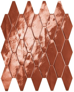 Fap Ceramiche Glim Rosso Rombi Mosaico 31x35.5