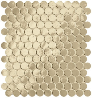 Fap Ceramiche Glim Tortora Round Mosaico 29.5x32.5