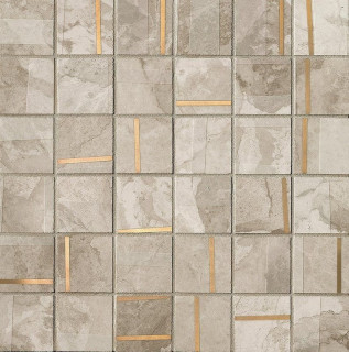 Fap Kamu White Metal Mosaico 30x30