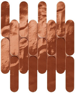 Fap Ceramiche Glim Rosso Cuore Curve Mosaico 29x29.5