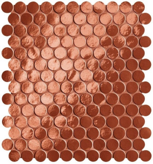 Fap Ceramiche Glim Rosso Round Mosaico 29.5x32.5