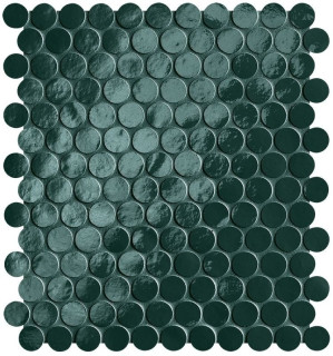 Fap Ceramiche Glim Petrolio Round Mosaico 29.5x32.5