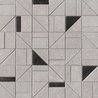Fap Nux Grey Gres Outline Mosaico 30x30