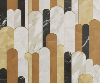 Fap Roma Gold Archs Inserto Mix 2 100x120