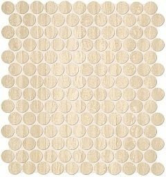 Fap Roma Travertino Round Mosaico 29.5x32.8