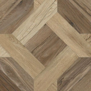 Flaviker Nordik Wood Mansion Go/Brown Rett 60×60
