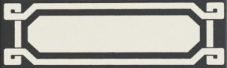 Grazia Old England List Black Dover 6x20