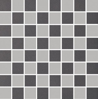 Grazia Retro Mosaico Coal-Silver 30х30