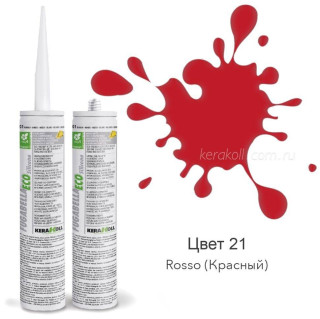 Kerakoll Fugabella Eco Silicone 21 Rosso 310 мл