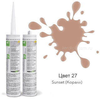 Kerakoll Fugabella Eco Silicone 27 Sunset 310 мл