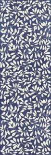 Kerlite Wanderwall Leaves Blue 3.5 mm 300x100