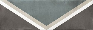 La Fabbrica Ava Small Rhombus Black 6.5x20