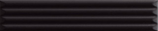La Fabbrica Ava Up Cannettato Black Matte 5x25