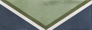 La Fabbrica Ava Small Rhombus Navy 6.5x20