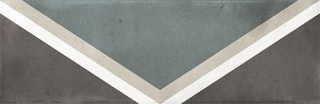 La Fabbrica Ceramiche Small Rhombus Black 6.5x20