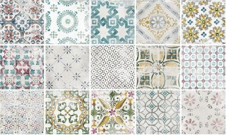 La Fabbrica Ceramiche Small Amalfi 10x10