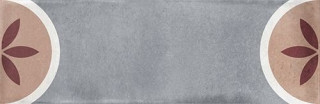 La Fabbrica Ceramiche Small Sun Light Blue 6.5x20