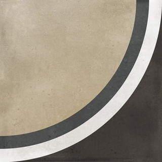 La Fabbrica Ceramiche Small Arco Black 10x10