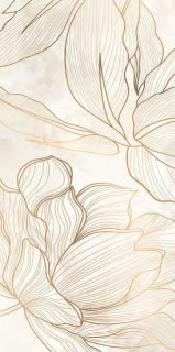 La Fenice Lumiere Decoro Foglia D’oro 60x120