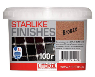 Litokol Starlike Finishes Bronze 100г