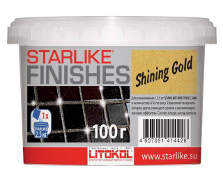 Litokol Starlike Finishes Shining Gold 100г