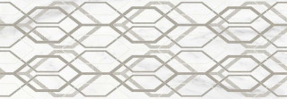 Marazzi Italy Marbleplay Decoro Net White 30x90