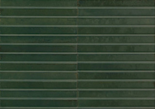 Marazzi Italy Lume Green 3D Rake Lux Str 6x24