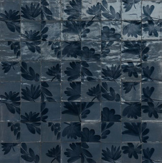 Marazzi Italy Rice Decoro Blossom Blu 15x15