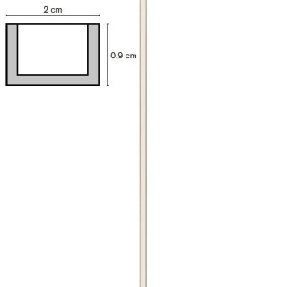 Marca Corona 4D Profile Bronze + White 2x80