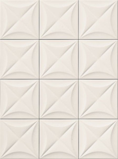Marca Corona 4D Flower White 20х20