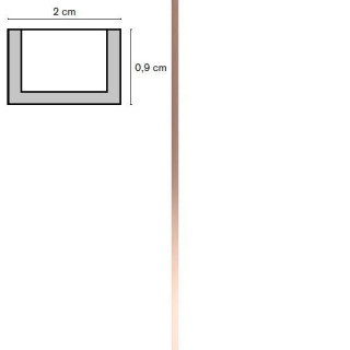 Marca Corona 4D Profile Gold Rose 2x80