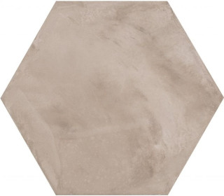 Marca Corona Terra grigio esagono 25x21,6