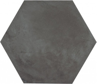 Marca Corona Terra nero esagono 25x21,6