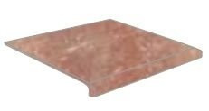 Novabell Materia Scalino Monolitico Rosso 30x33
