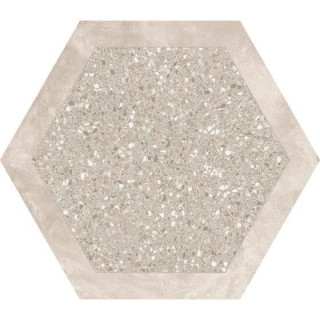 Ornamenta Cocciopesto Sabbia + Terracotta Hex 60x60