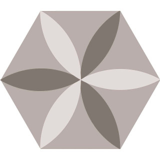 Ornamenta Electra Flower Taupe 34x40