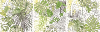 Ornamenta Jungle Flora Equatoriale 60x60