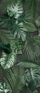 Ornamenta Operae Palm Botanical Black 120x278